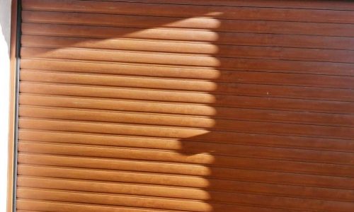 Serranda coibenatata finto legno